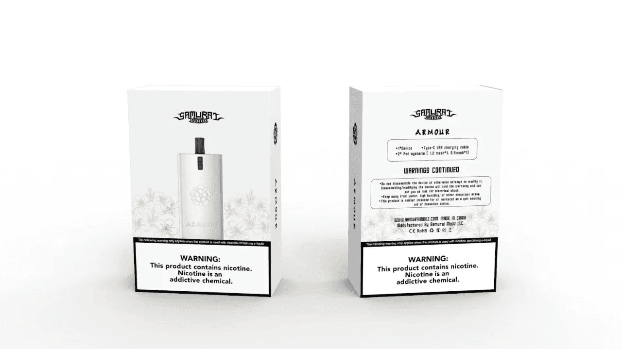 將軍SAMURAI Armour鎧甲電子煙主機空倉煙彈官網:圖片 8